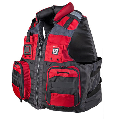 Bluestorm Classic Adult Fishing Life Jacket - Nitro Red - 2XL/3XL [BS-70B-RED-2/3X]