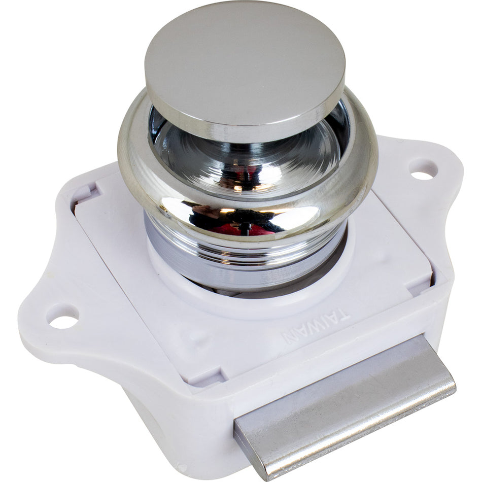 Sea-Dog Push Button Rim Latch - Chrome Plated Brass [224300-1]