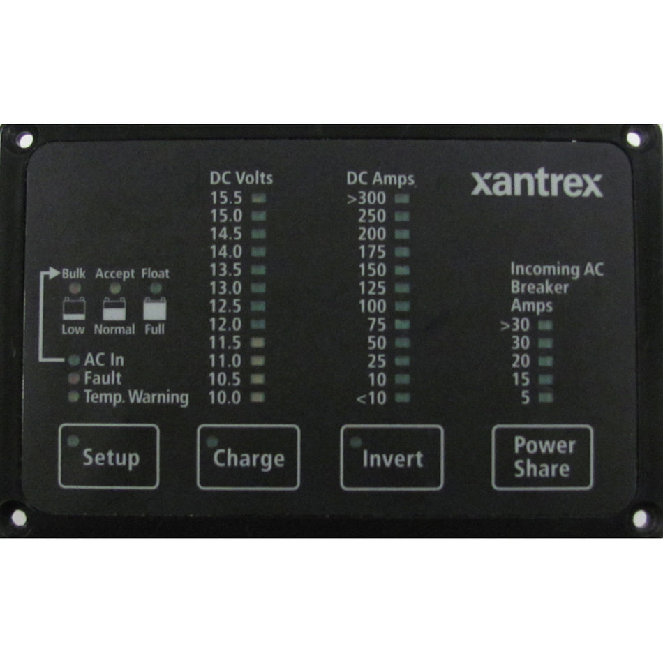 Xantrex Heart FDM-12-25 Remote Panel, Battery Status  Freedom Inverter/Charger Remote Control [84-2056-01]