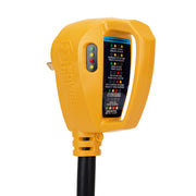 Camco Power Grip RV 12" 30Amp Circuit Analyzer Dogbone - Integrated Surge Protection [55461]