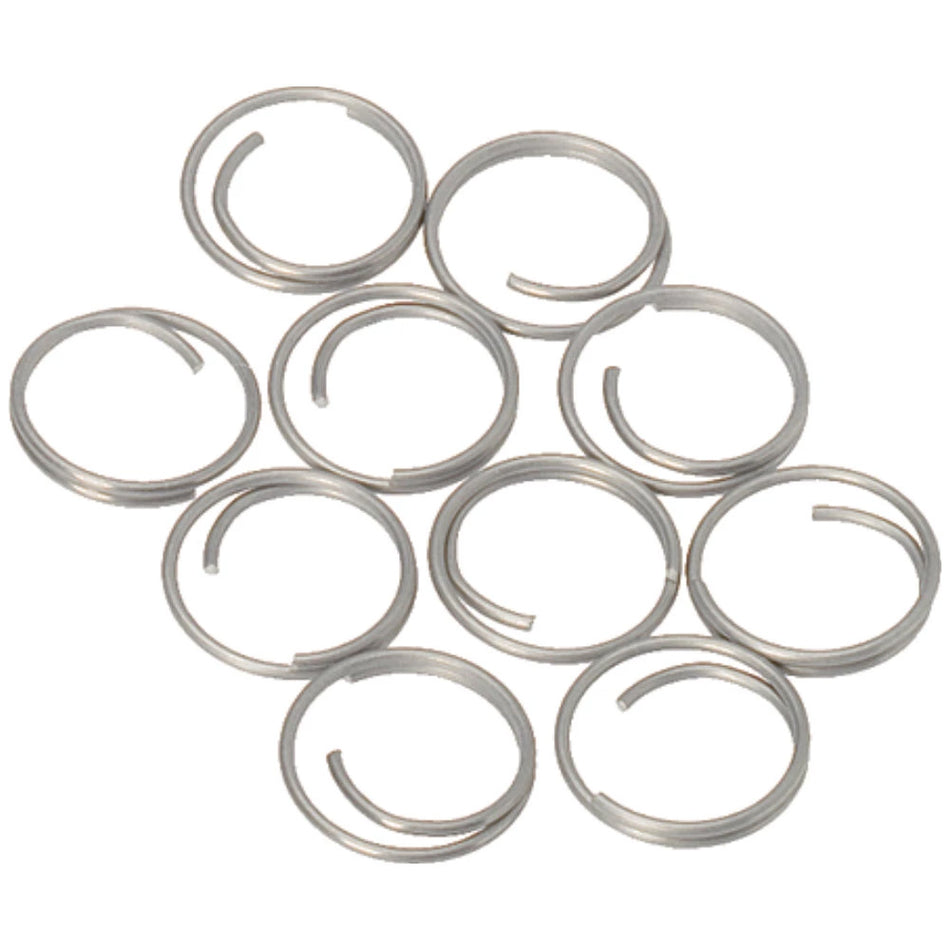 Barton Stainless Steel Large Split Rings - 14mm - 10-Pack [60191]