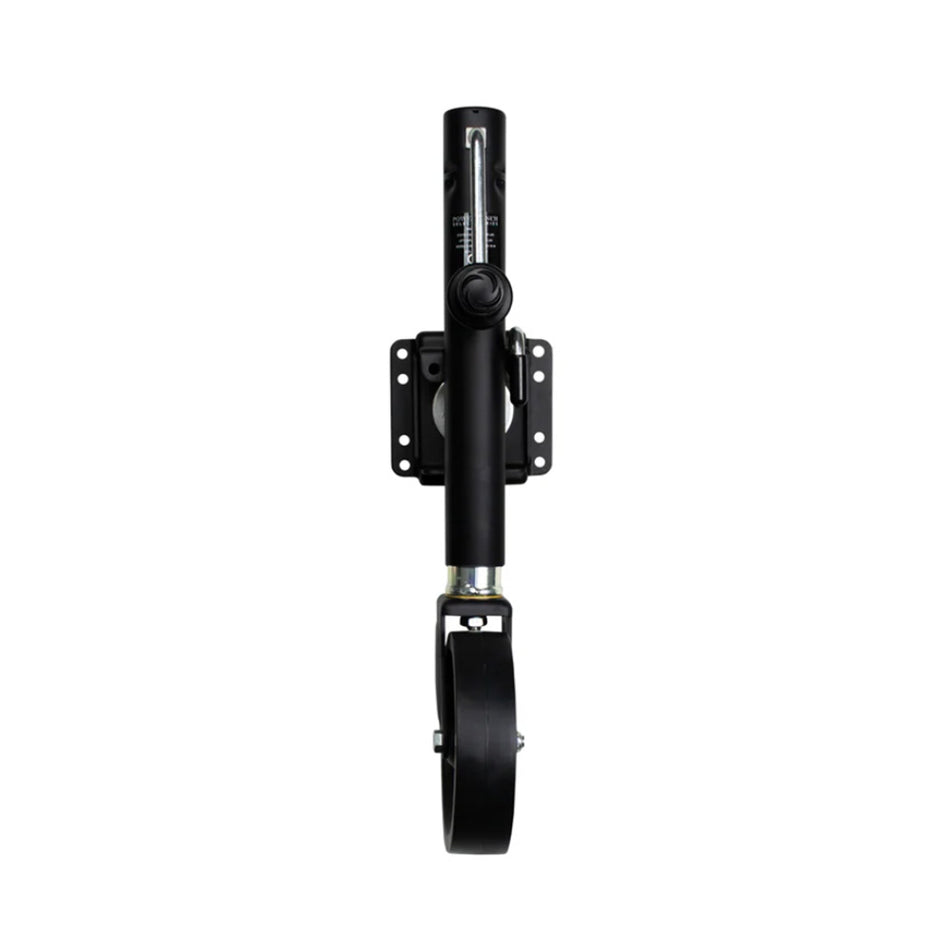 Powerwinch Select Series Jack - 1500lb, Weld-On, Single Wheel, Carbon Black [21400-J-1500-W1-B-R]