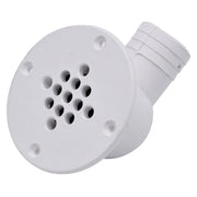 T-M Marine 90-Degree Cockpit Scupper Drain - White [CSD-92-DP]