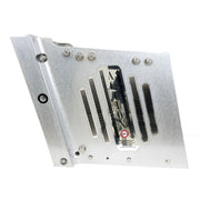 Bob's Machine 14" Setback Action Series Hydraulic Jack Plate - Silver [100-114001-NOPC-NOSPN-NG]