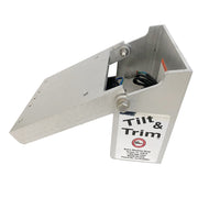 Bob's Machine Action Series Tilt  Trim f/Clamp on Motors - Silver - 30HP [100-701100-NOPC]