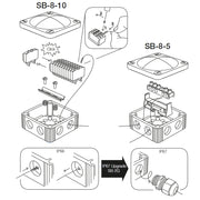 Scanstrut SB-8-10 Junction Box  [SB-8-10]
