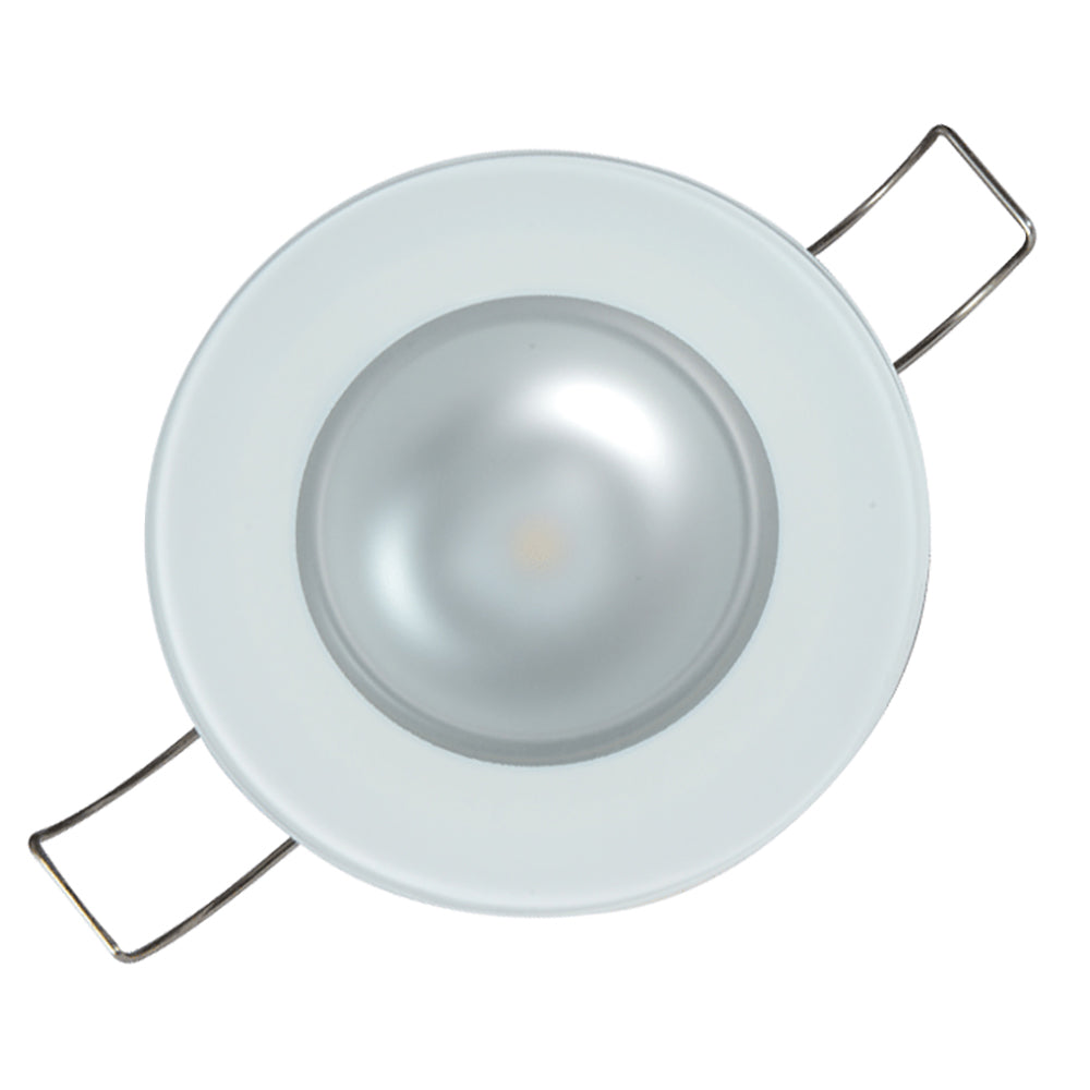 Lumitec Mirage Flush Mount Down Light Spectrum RGBW - Glass Bezel [113197]