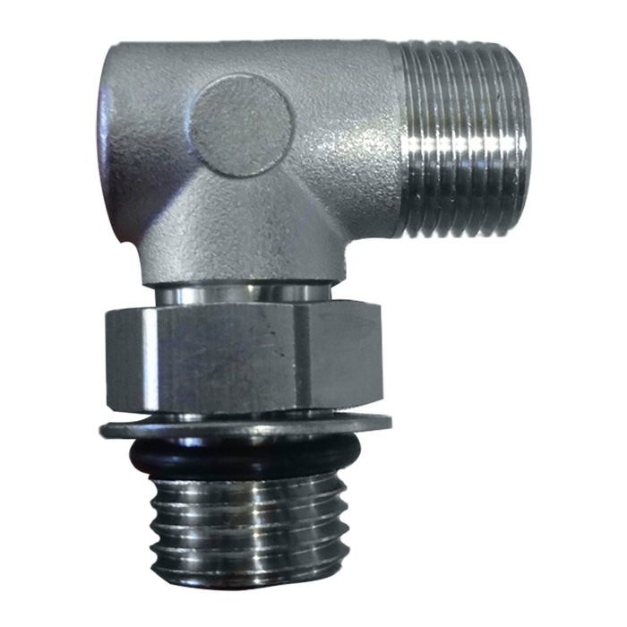 Uflex90 Adjustable Fitting f/Back of UP Series Helms - ORB 6 to 3/8" COMP [AF90]