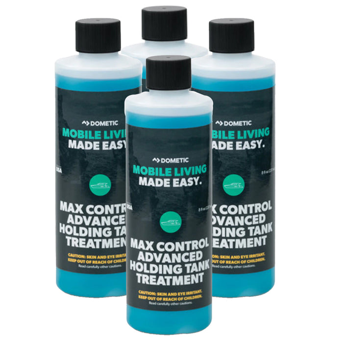 Dometic Max Control Holding Tank Deodorant - Four (4) Pack of 8oz Bottles  [379700029]