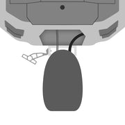 Minn Kota Raptor Jack Plate Adapter Bracket - Port - 2" Setback - 4" Rise - White [1810366]