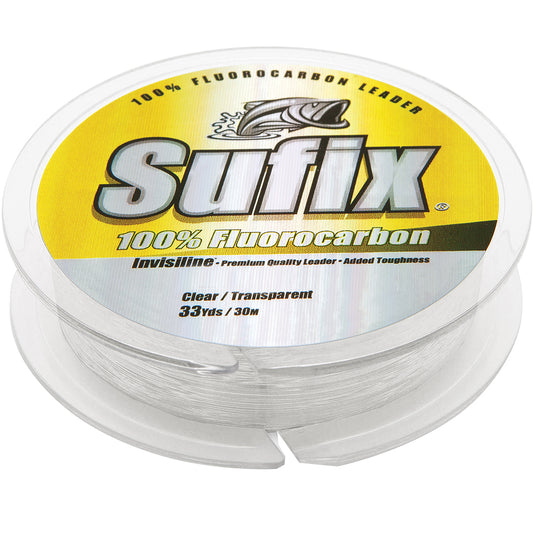 Sufix 100% Fluorocarbon Invisiline Leader - 50lb - 33yds [683-050]