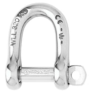 Wichard Self-Locking D Shackle - Diameter 6mm - 1/4" [1203W]
