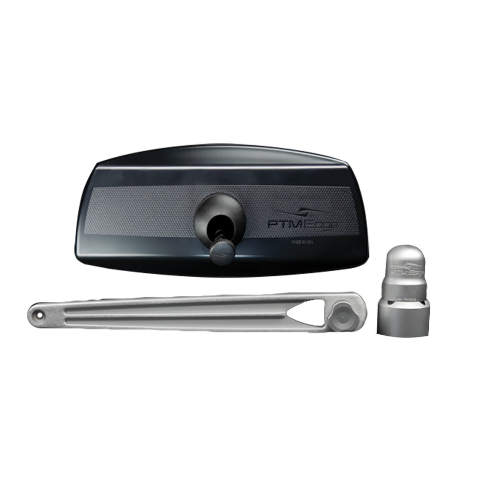 PTM Watersports UCX-17 PRO Pontoon Mirror/Bracket Kit - Silver [P13157-170TEBCL]