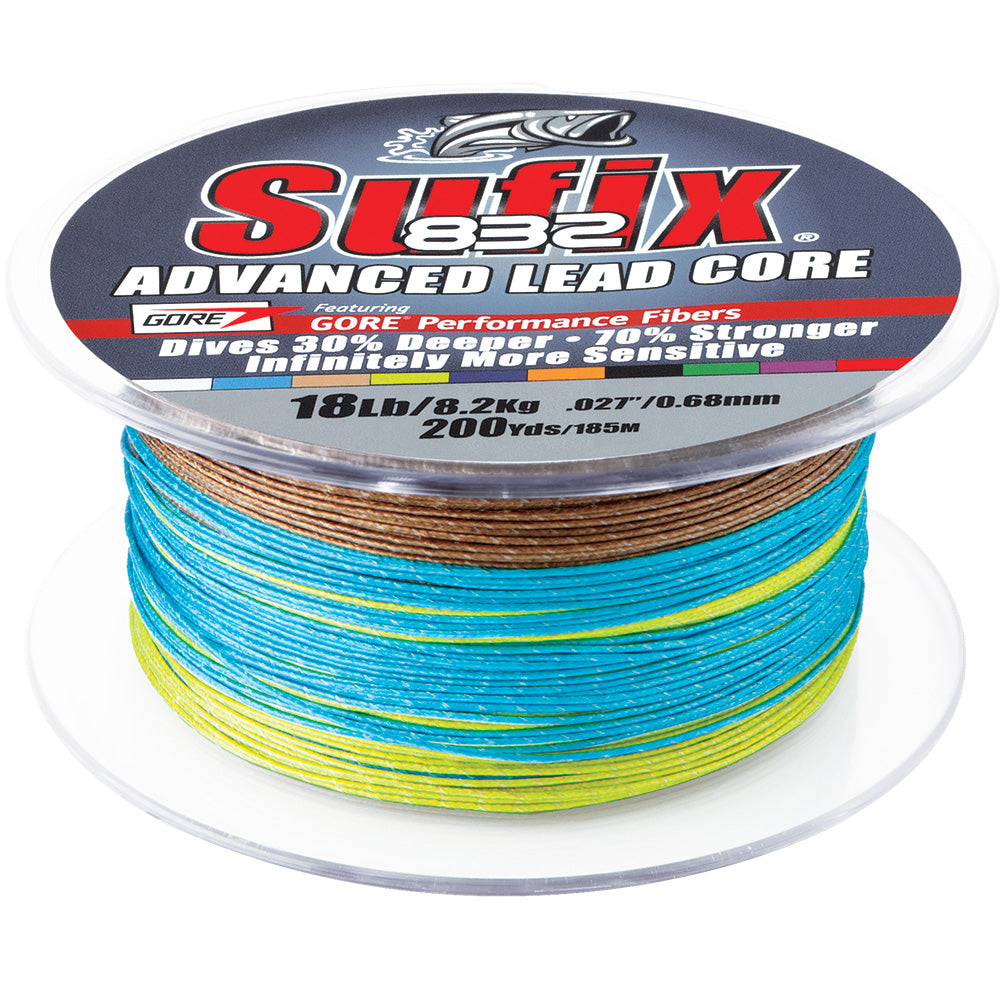 Sufix 832 Advanced Lead Core - 12lb - 10-Color Metered - 200 yds [658-212MC]