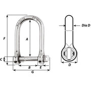 Wichard Self-Locking Large Opening Shackle - 10mm Diameter - 13/32" [1265W]