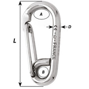Wichard Symmetric Carbin Hook - 120mm Length - 15/32" [2317W]