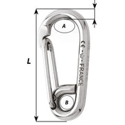 Wichard Symmetric Carbin Hook - 120mm Length - 15/32" [2317W]