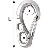 Wichard HR Safety Snap Hook - 100mm Length - 3-15/16" [2382W]