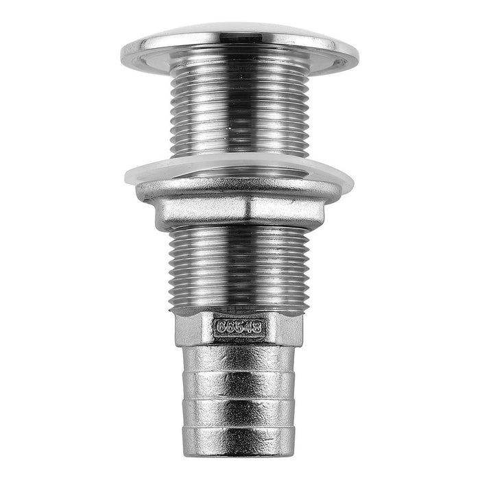 Attwood Stainless Steel Thru-Hull Standard Straight Barbed - 1" Inner Diameter  [66548-3]